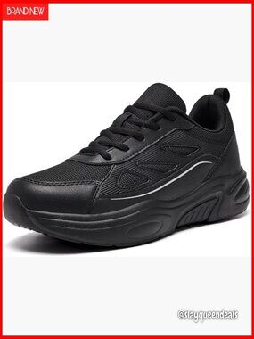 Non-Slip Athletic Sneakers for Work, Walking, Gym - Lightweight Breathable